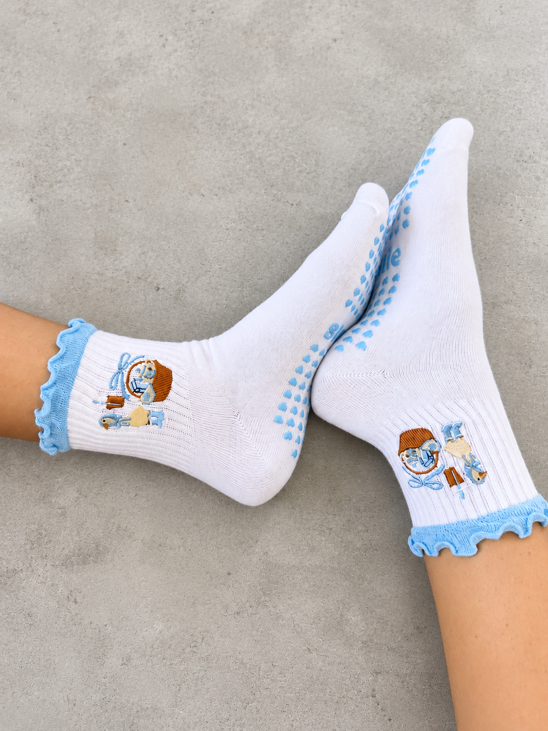 Thrifty Girl | Thrift-Inspired Pilates Grip Socks